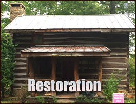 Historic Log Cabin Restoration  Maynard, Ohio